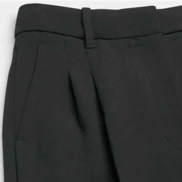 Aritzia Wilfred The Effortless Pant Wide Leg High Waist Crepette in Black Size 6 - Picture 4 of 9